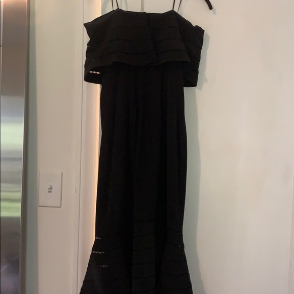 WORN ONCE - C/MEO black long dress - Picture 6 of 7